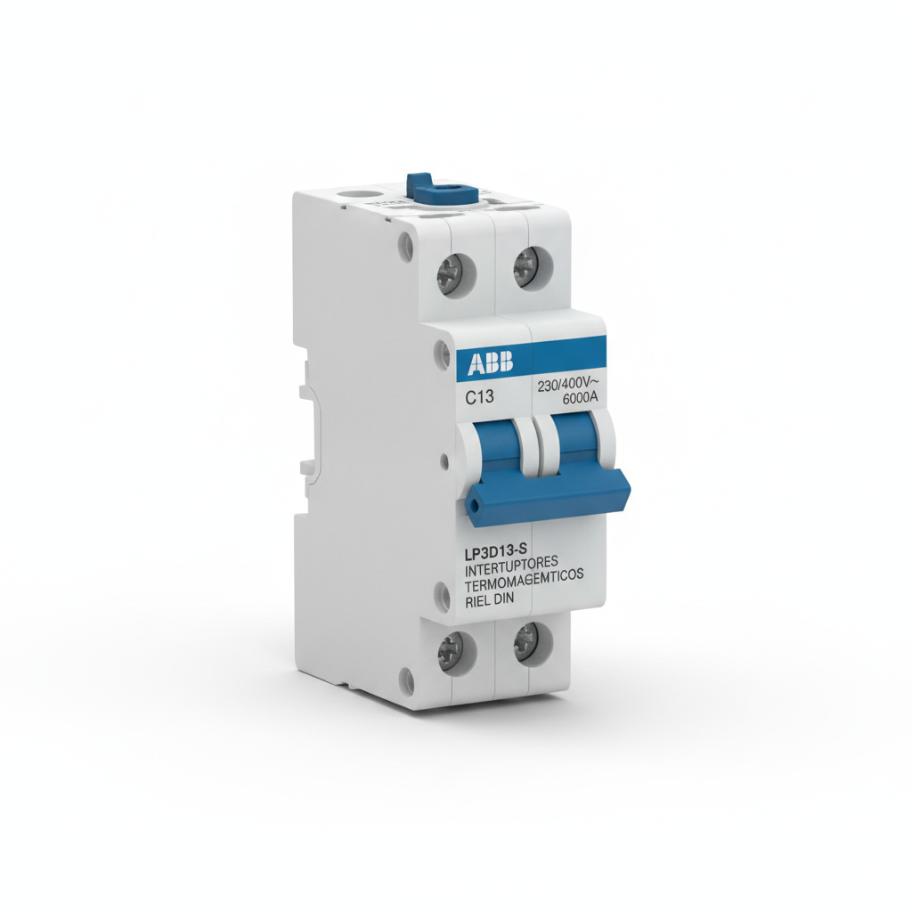 ABB LP3D13-S INTERRUPTORES TERMOMAGNETICOS MINIATURA RIEL DIN