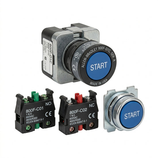 ALLEN-BRADLEY 800F-D1C BOTONES PULSADORES BOTONERAS Y ACCESORIOS