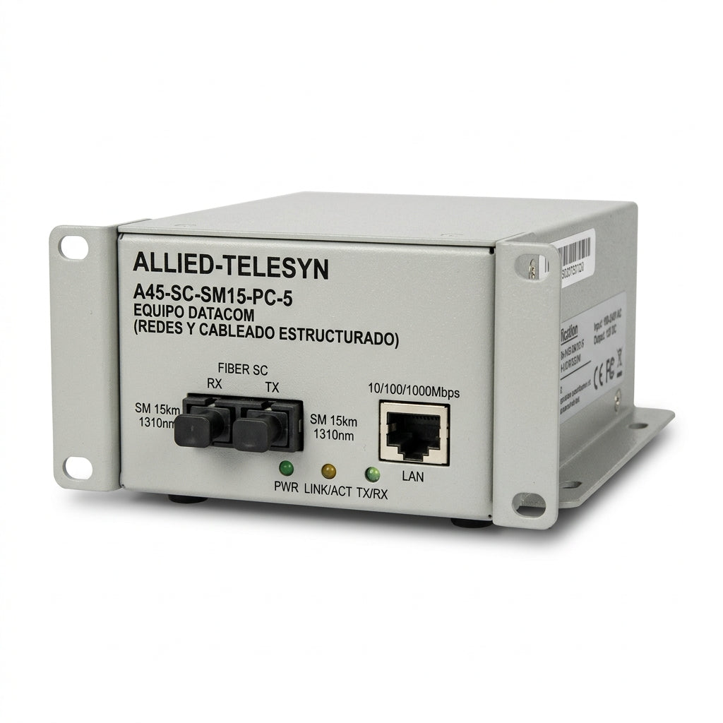 ALLIED-TELESYN A45-SC-SM15-PC-5 EQUIPO DATACOM (REDES Y CABLEADO ESTRUCTURADO)