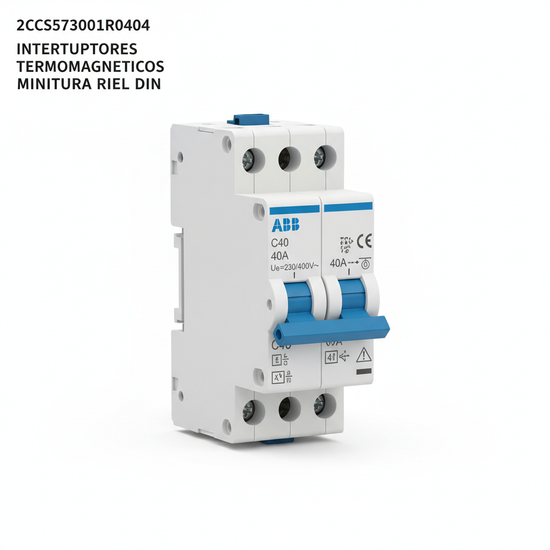 ABB 2CCS573001R0404 INTERRUPTORES TERMOMAGNETICOS MINIATURA RIEL DIN