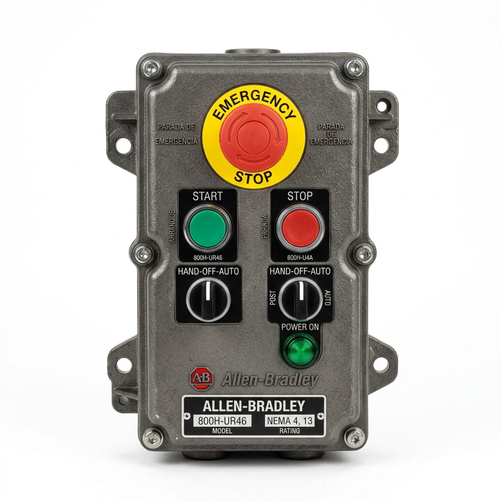 ALLEN-BRADLEY 800H-UR46 BOTONES PULSADORES BOTONERAS Y ACCESORIOS