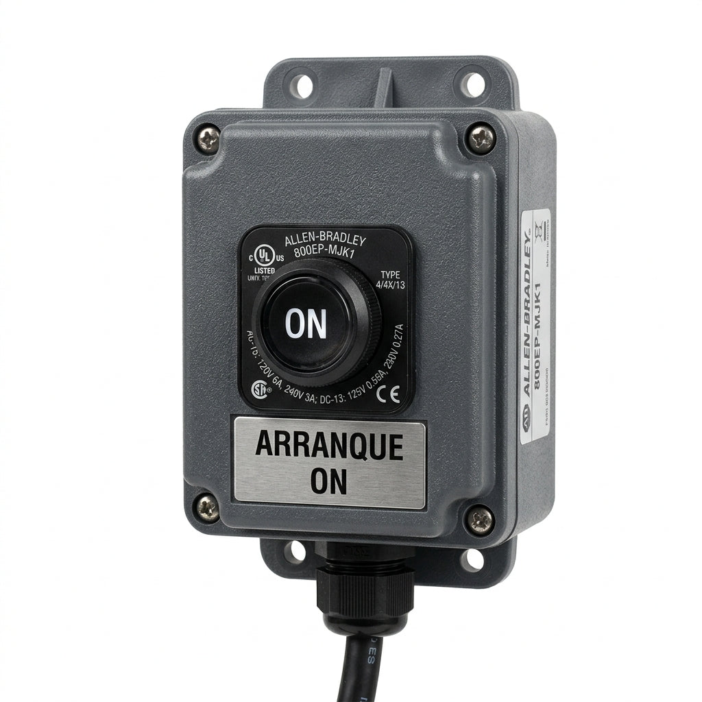 ALLEN-BRADLEY 800EP-MJK1 BOTONES PULSADORES BOTONERAS Y ACCESORIOS