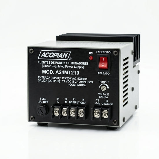 ACOPIAN A24MT210 FUENTES DE PODER Y ELIMINADORES