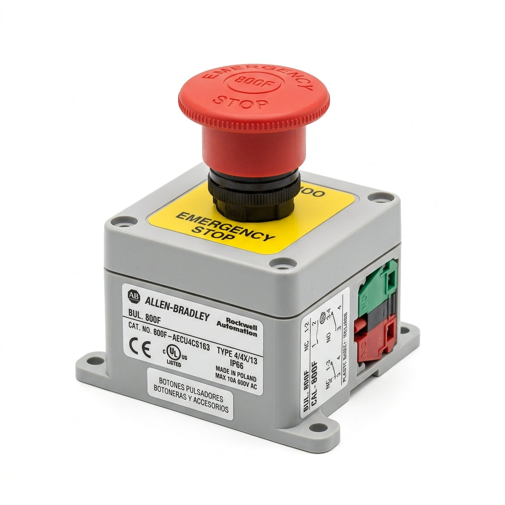ALLEN-BRADLEY 800F-AECU4CS163 BOTONES PULSADORES BOTONERAS Y ACCESORIOS