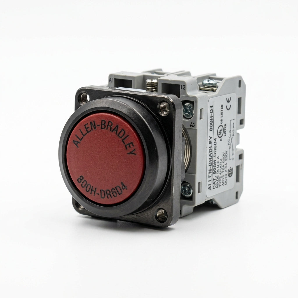 ALLEN-BRADLEY 800H-DR6D4 BOTONES PULSADORES BOTONERAS Y ACCESORIOS