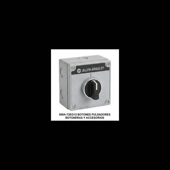 ALLEN-BRADLEY 800A-T2EG12 BOTONES PULSADORES BOTONERAS Y ACCESORIOS