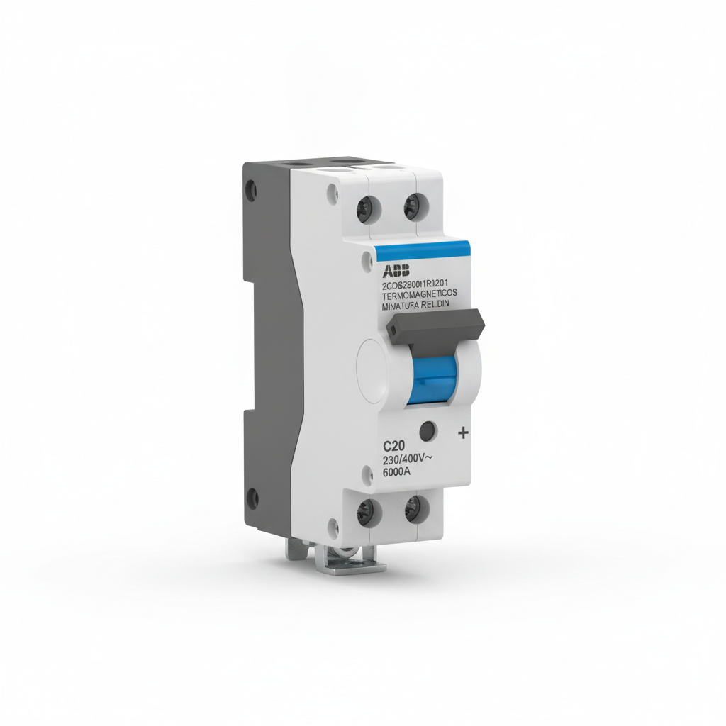 ABB 2CDS282001R0201 INTERRUPTORES TERMOMAGNETICOS MINIATURA RIEL DIN