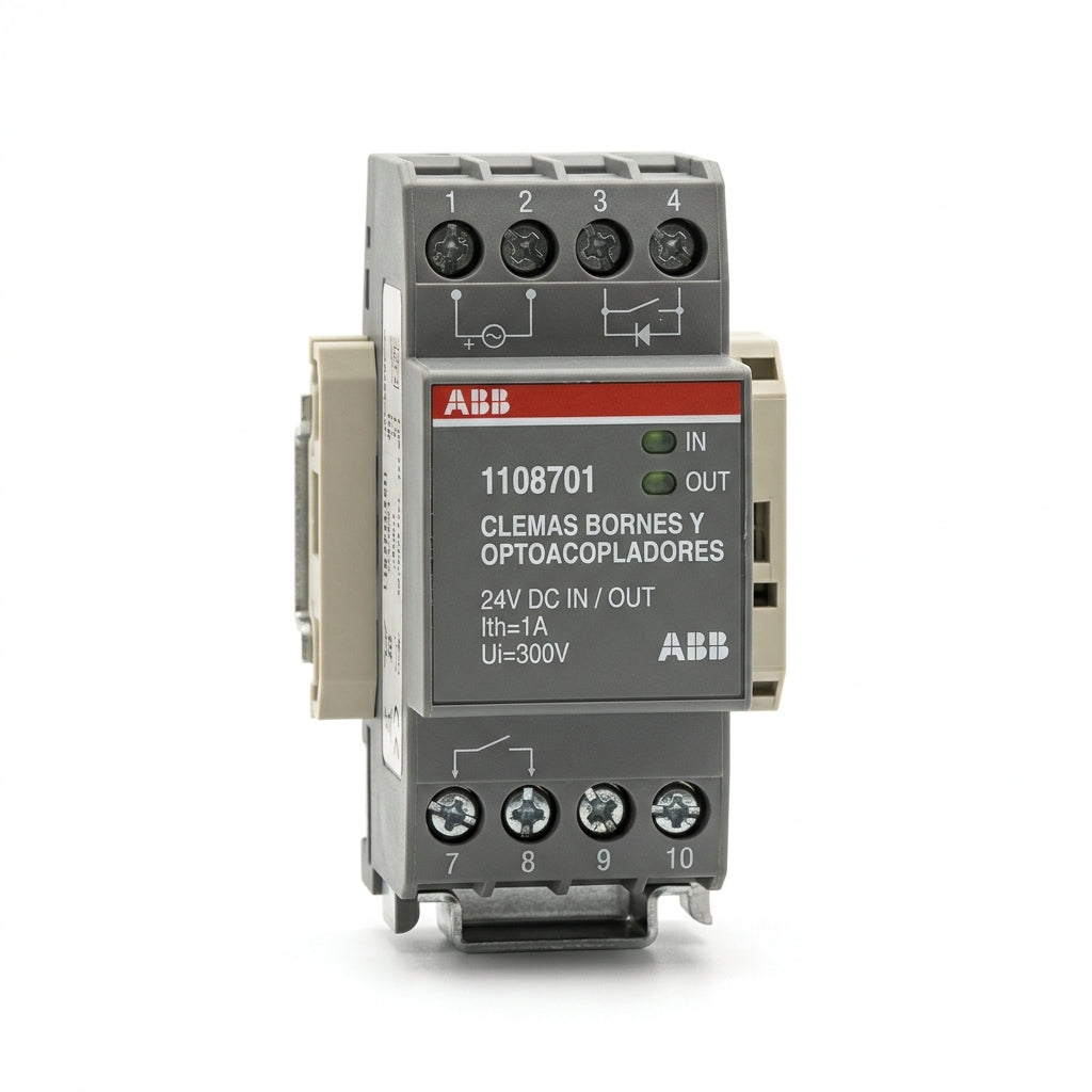 ABB 1108701 CLEMAS BORNES Y OPTOACOPLADORES