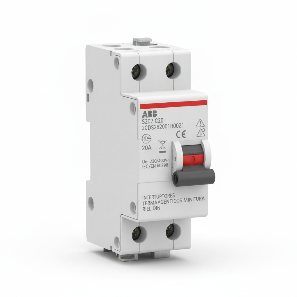 ABB 2CDS282001R0021 INTERRUPTORES TERMOMAGNETICOS MINIATURA RIEL DIN