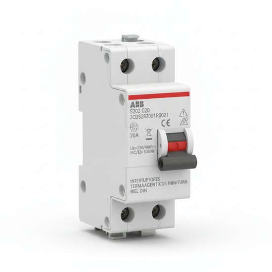 ABB 2CDS282001R0021 INTERRUPTORES TERMOMAGNETICOS MINIATURA RIEL DIN