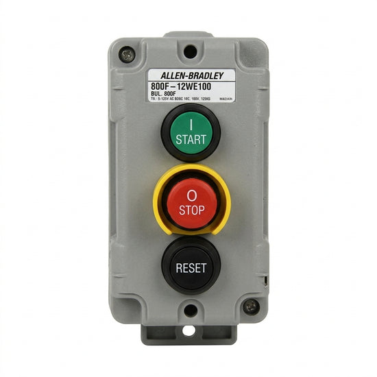 ALLEN-BRADLEY 800F-12WE100 BOTONES PULSADORES BOTONERAS