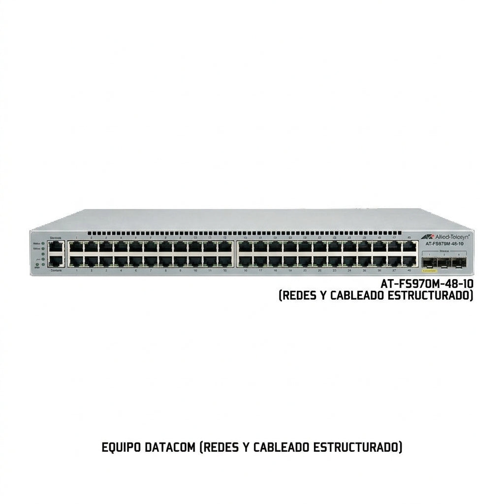 ALLIED-TELESYN AT-FS970M-48-10 EQUIPO DATACOM (REDES Y CABLEADO ESTRUCTURADO)