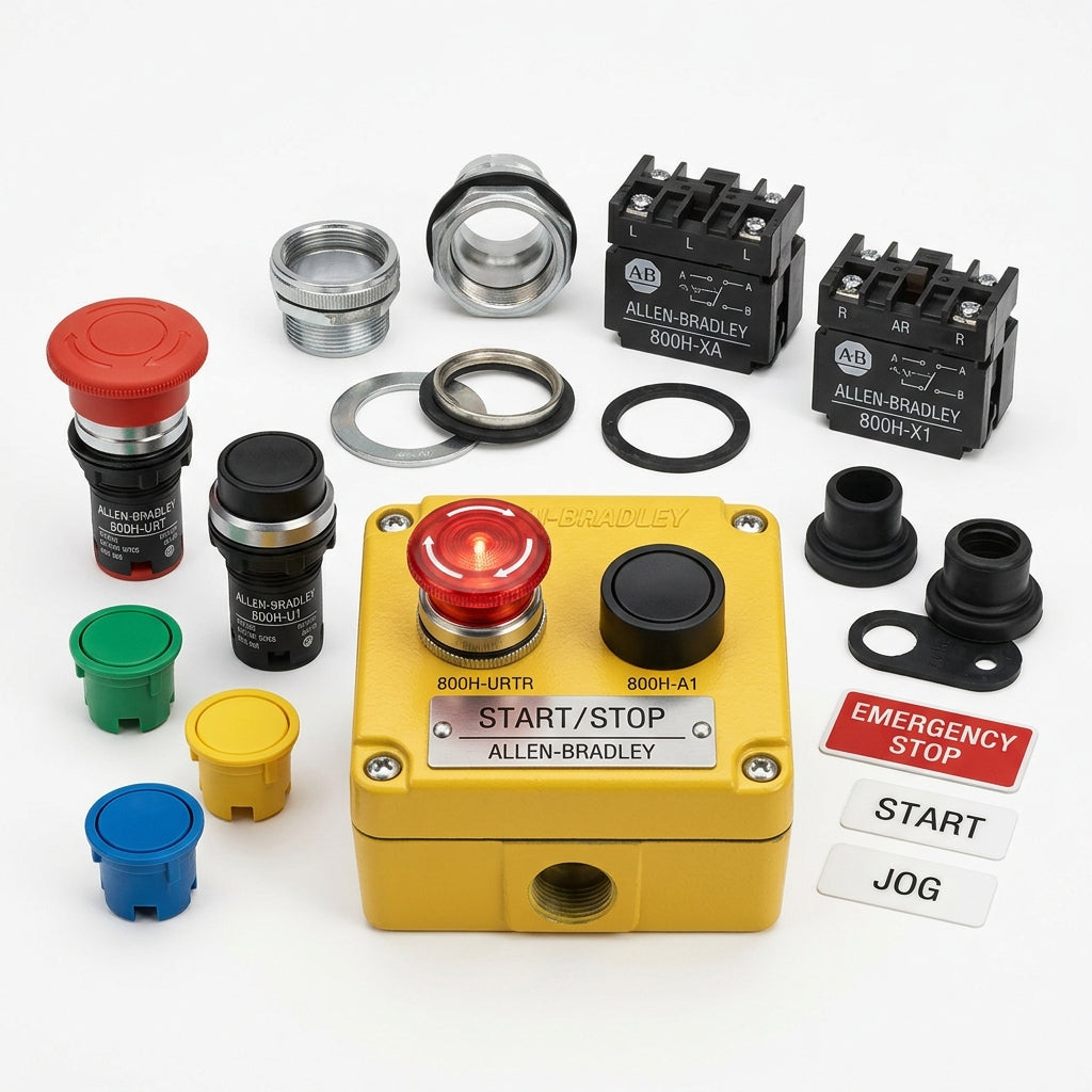 ALLEN-BRADLEY 800H-W19 BOTONES PULSADORES BOTONERAS Y ACCESORIOS