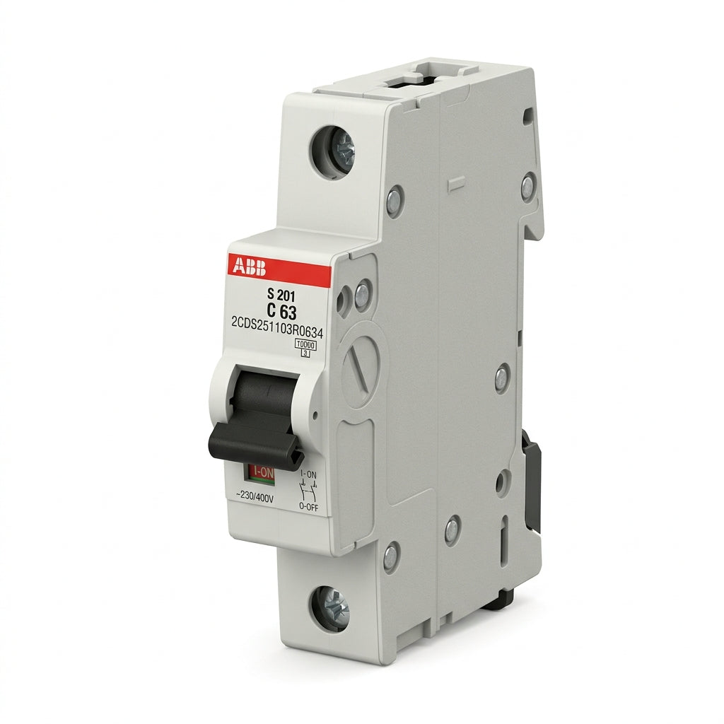 ABB 2CDS251103R0634 INTERRUPTORES TERMOMAGNETICOS MINIATURA RIEL DIN