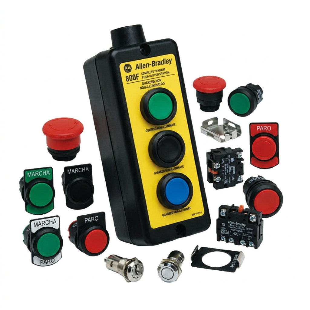 ALLEN-BRADLEY 800F-18AE130 BOTONES PULSADORES BOTONERAS Y ACCESORIOS