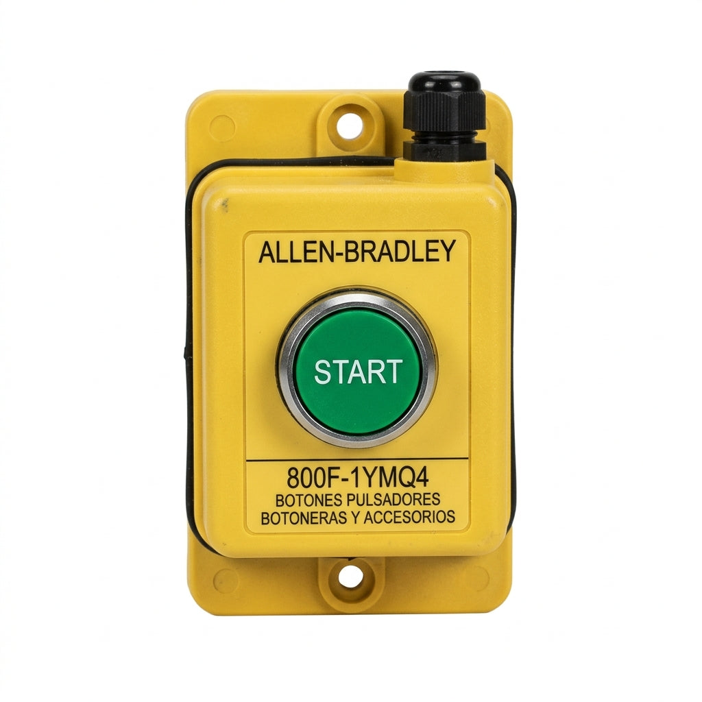 ALLEN-BRADLEY 800F-1YMQ4 BOTONES PULSADORES BOTONERAS Y ACCESORIOS