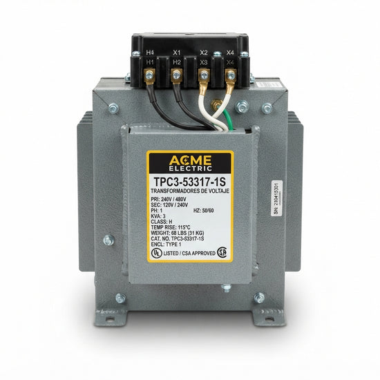 ACME-ELECTRIC TPC3-53317-1S TRANSFORMADORES DE VOLTAJE