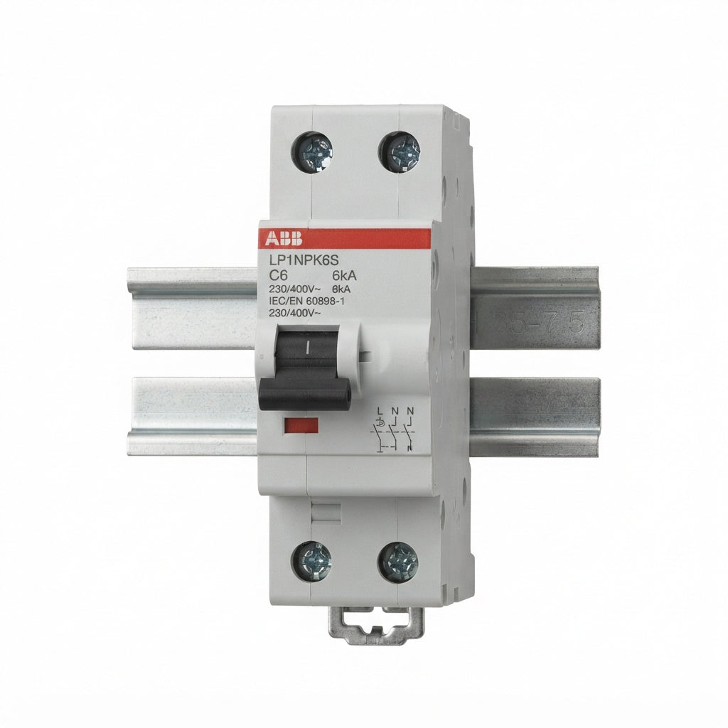 ABB LP1NPK6S INTERRUPTORES TERMOMAGNETICOS MINIATURA RIEL DIN
