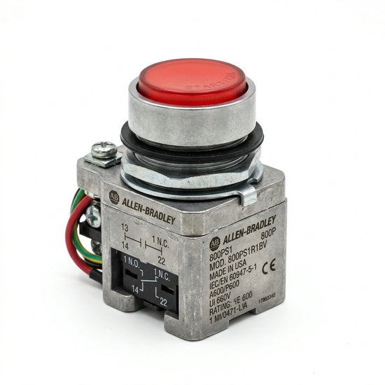 ALLEN-BRADLEY 800PS1R1BV BOTONES PULSADORES BOTONERAS Y ACCESORIOS