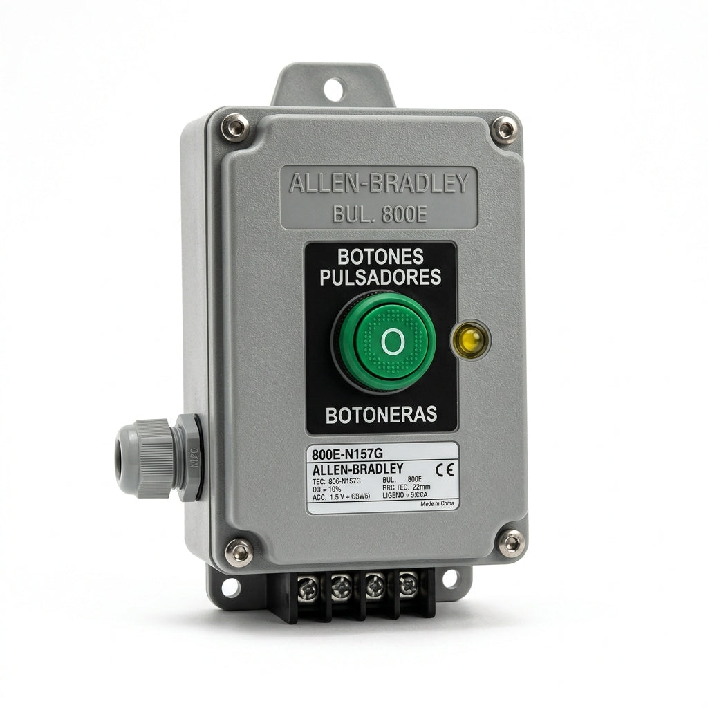 ALLEN-BRADLEY 800E-N157G BOTONES PULSADORES BOTONERAS