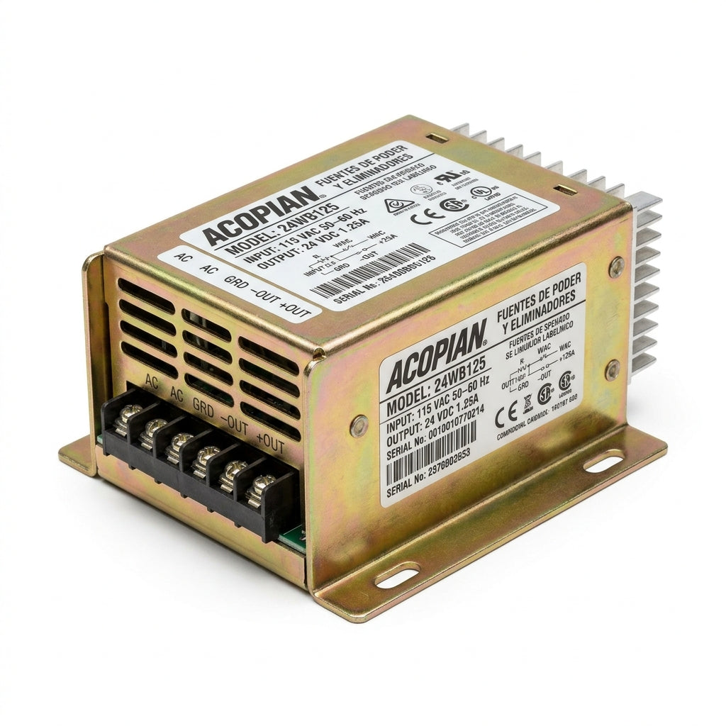 ACOPIAN 24WB125 FUENTES DE PODER Y ELIMINADORES