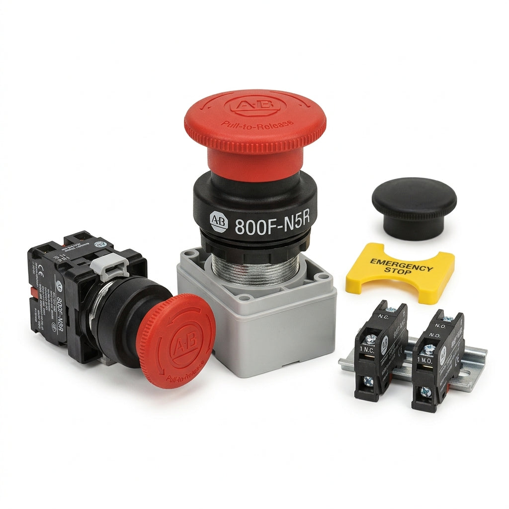 ALLEN-BRADLEY 800F-N5R BOTONES PULSADORES BOTONERAS Y ACCESORIOS