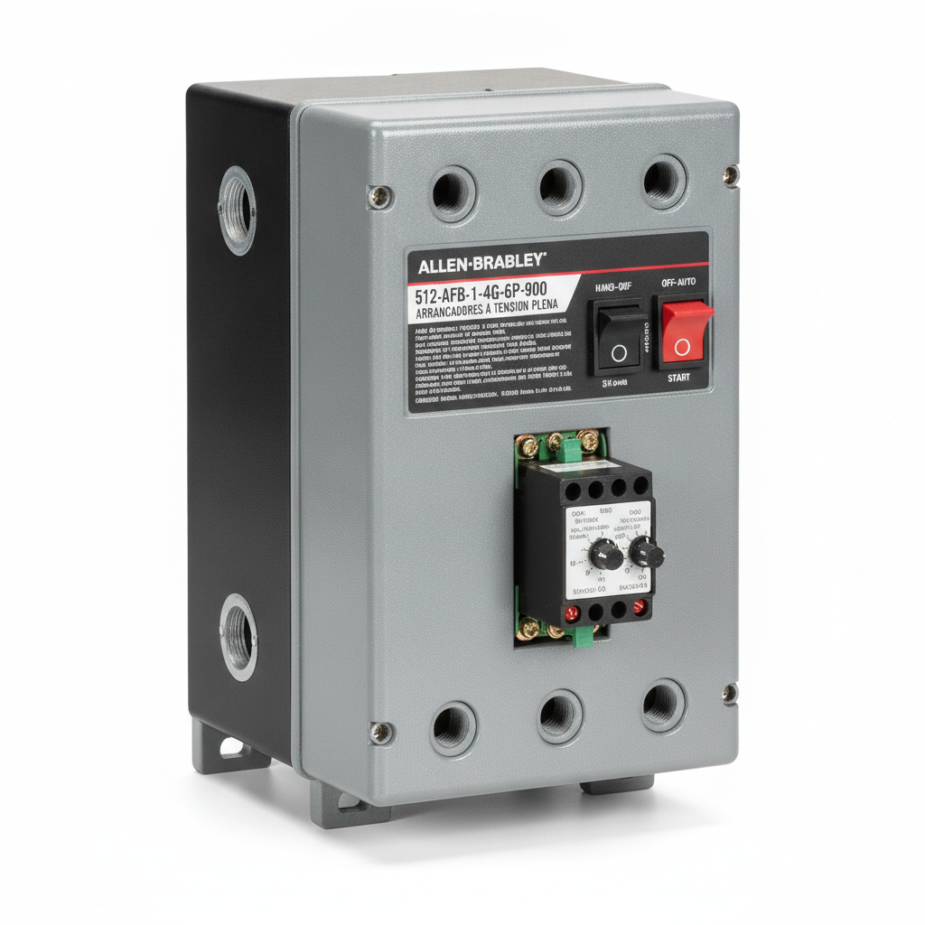 ALLEN-BRADLEY 512-AFB-1-4G-6P-24R-900 ARRANCADORES A TENSION PLENA