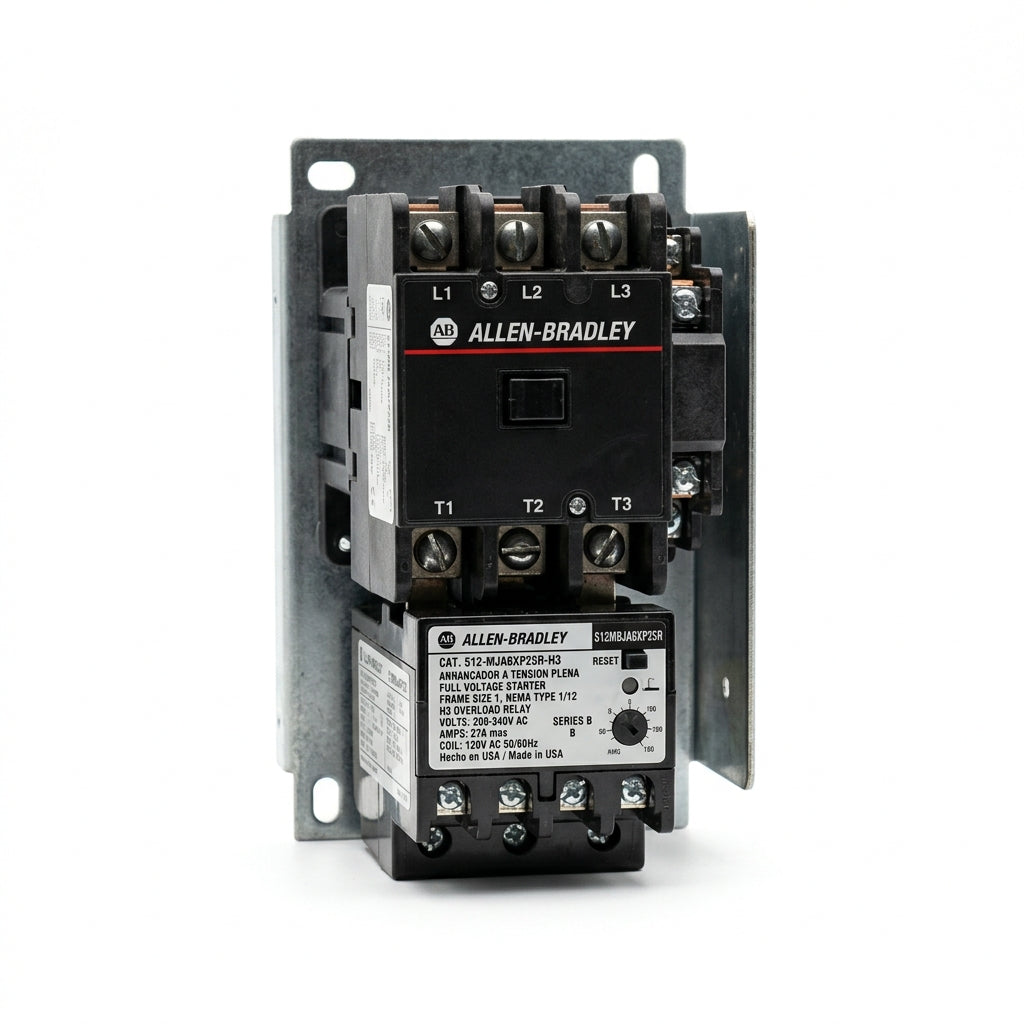 ALLEN-BRADLEY 512MBJA6XP25R ARRANCADORES A TENSION PLENA