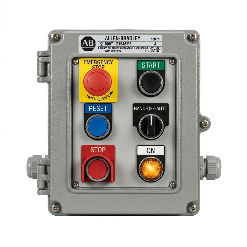 ALLEN-BRADLEY 800T-E1546M6 BOTONES PULSADORES BOTONERAS Y ACCESORIOS