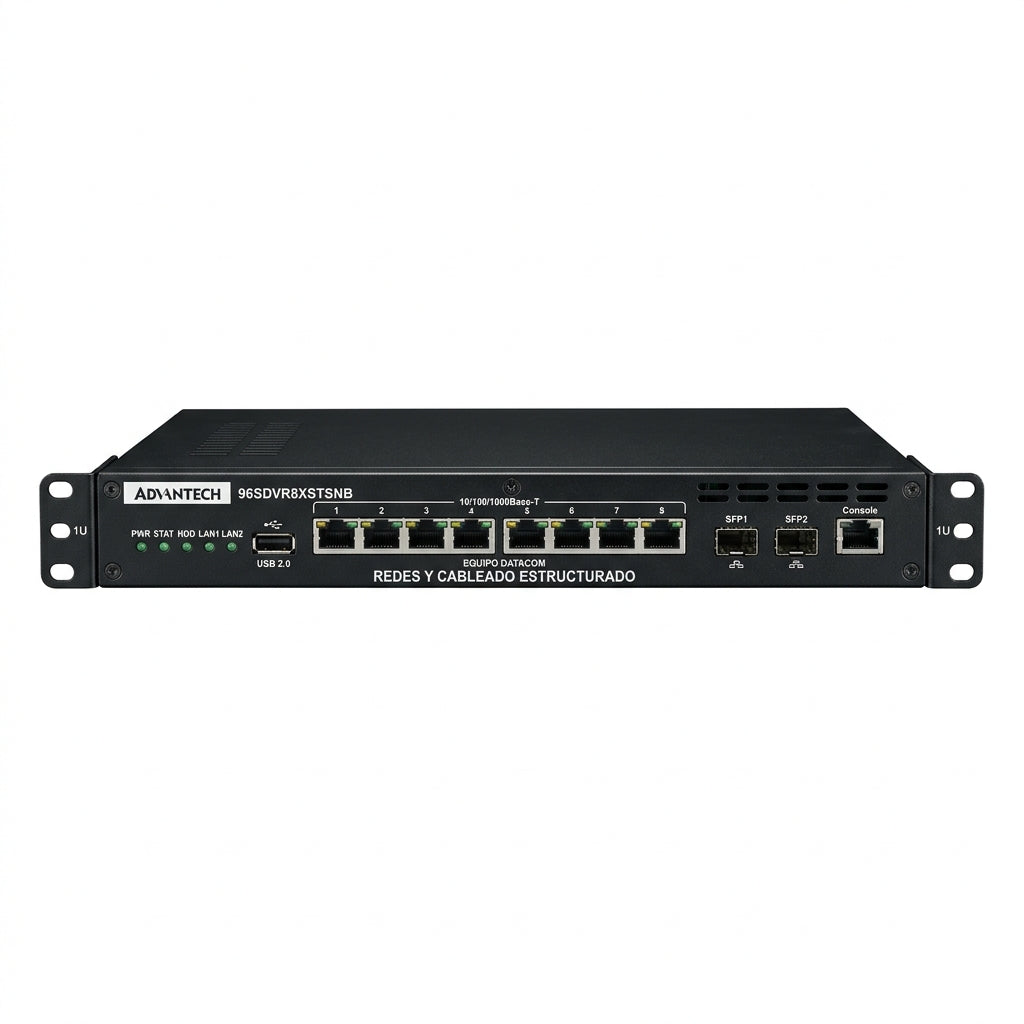 ADVANTECH 96SDVR8XSTSNB EQUIPO DATACOM (REDES Y CABLEADO ESTRUCTURADO)