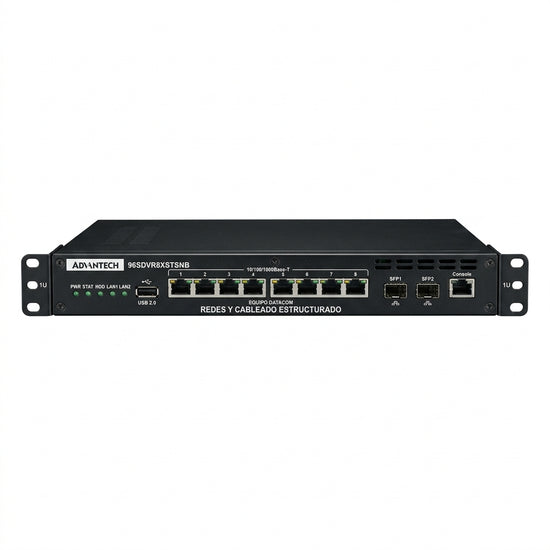 ADVANTECH 96SDVR8XSTSNB EQUIPO DATACOM (REDES Y CABLEADO ESTRUCTURADO)