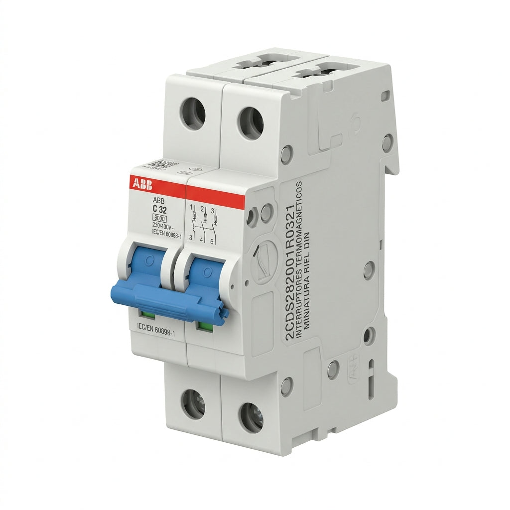 ABB 2CDS282001R0321 INTERRUPTORES TERMOMAGNETICOS MINIATURA RIEL DIN