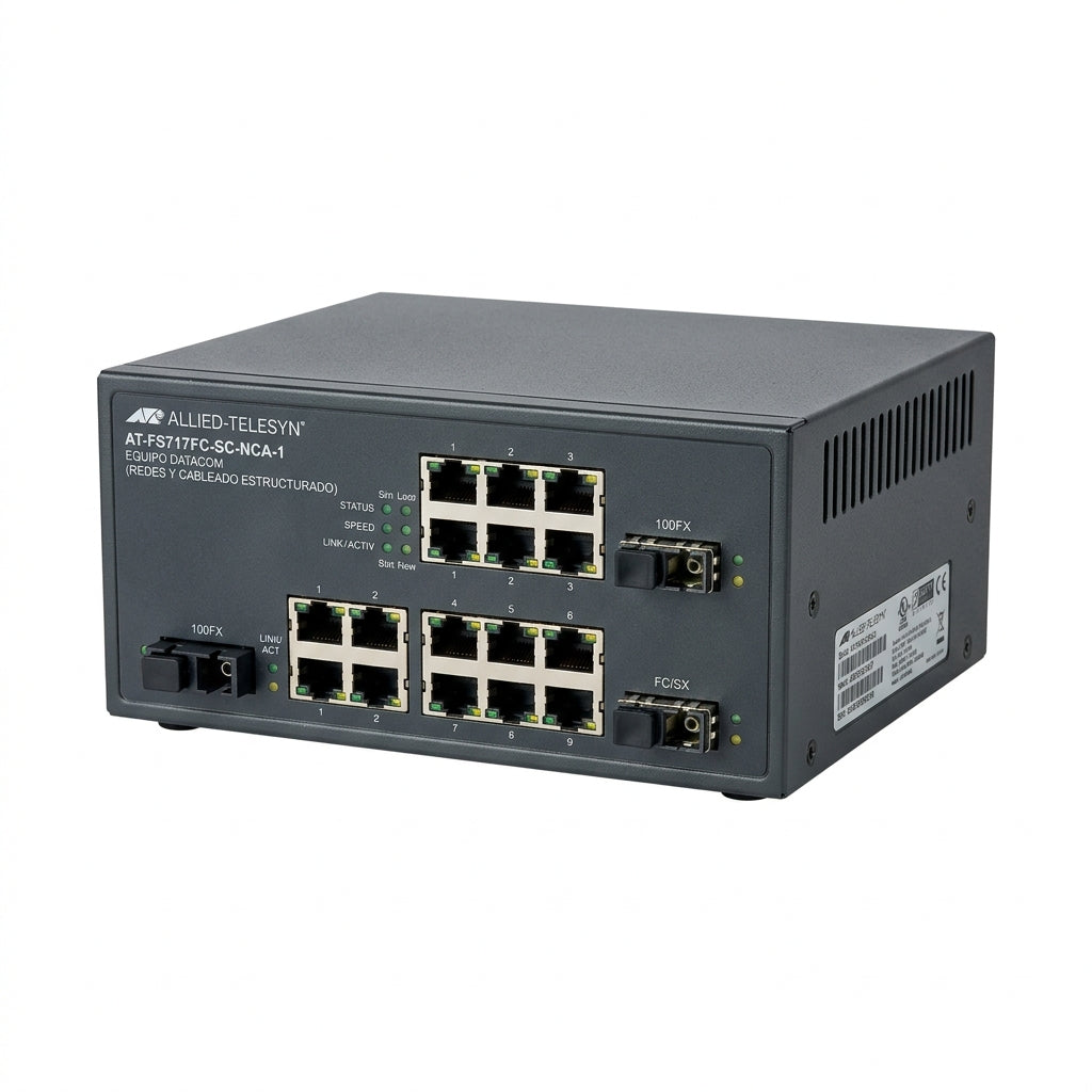 ALLIED-TELESYN AT-FS717FC-SC-NCA-1 EQUIPO DATACOM (REDES Y CABLEADO ESTRUCTURADO)