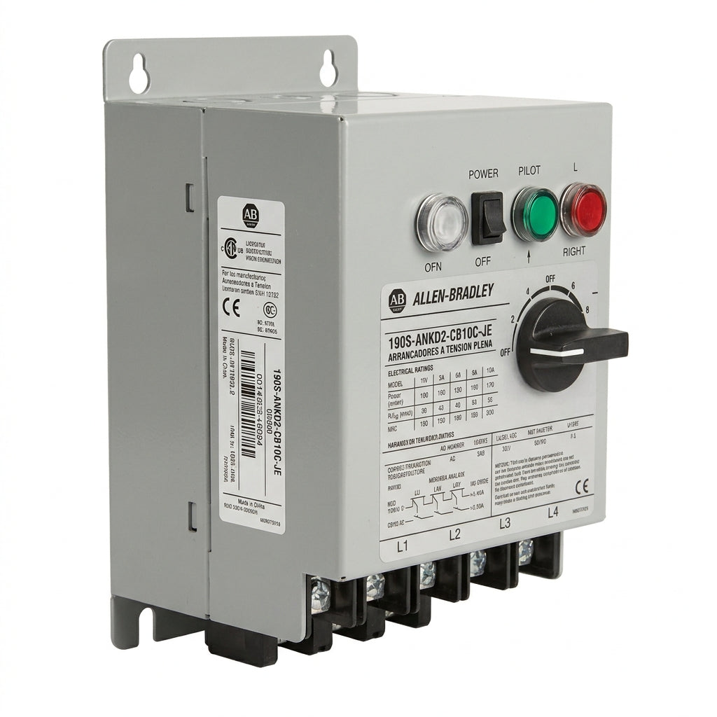 ALLEN-BRADLEY 190S-ANKD2-CB10C-JE ARRANCADORES A TENSION PLENA