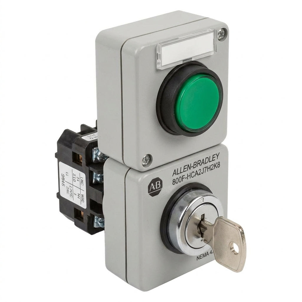 ALLEN-BRADLEY 800F-HCA2J7H2K8 BOTONES PULSADORES BOTONERAS Y ACCESORIOS