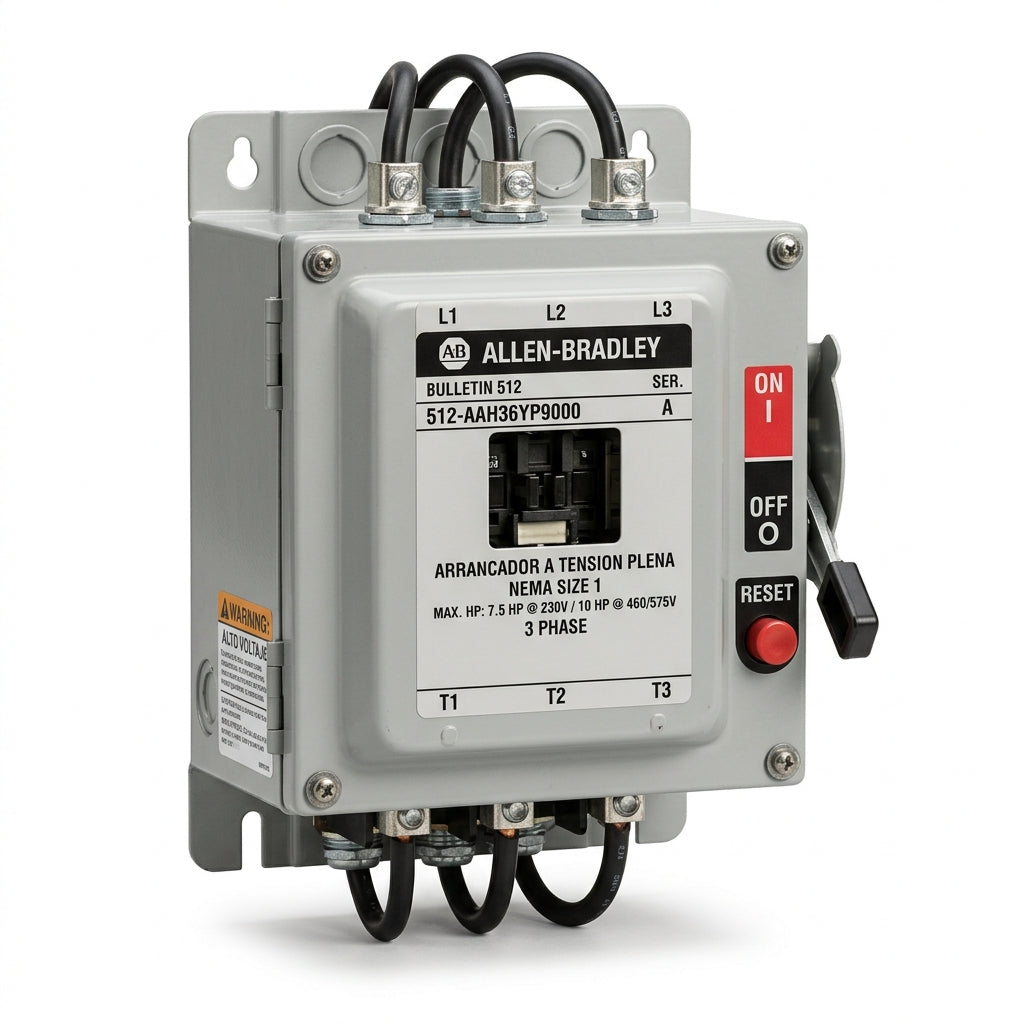 ALLEN-BRADLEY 512-AAH36YP9000 ARRANCADORES A TENSION PLENA