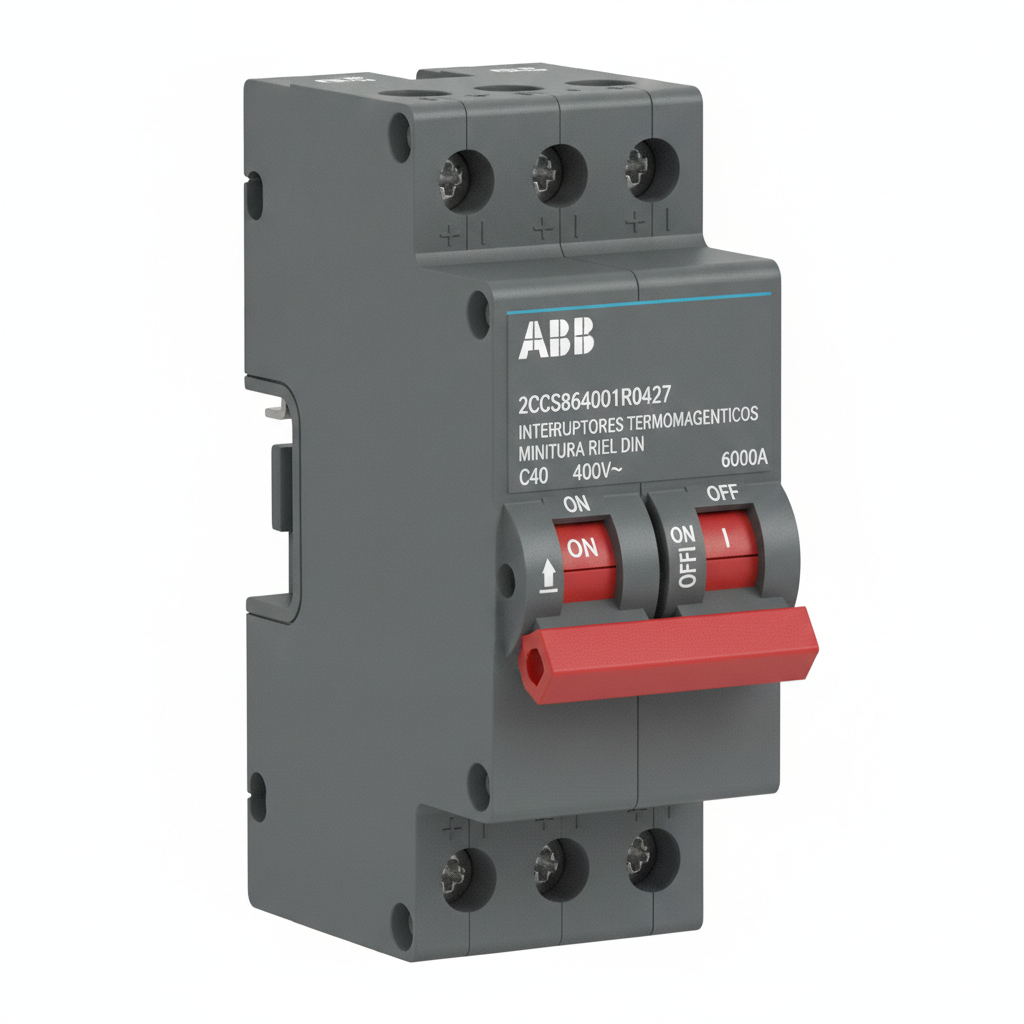 ABB 2CCS864001R0427 INTERRUPTORES TERMOMAGNETICOS MINIATURA RIEL DIN
