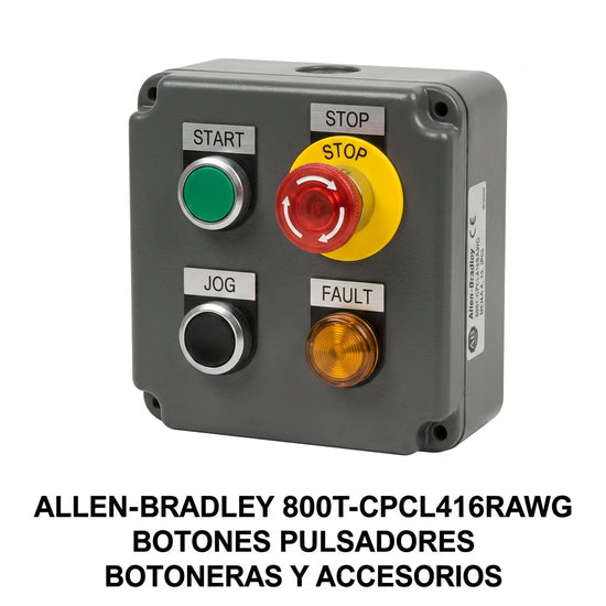 ALLEN-BRADLEY 800T-CPCL416RAWG BOTONES PULSADORES BOTONERAS Y ACCESORIOS