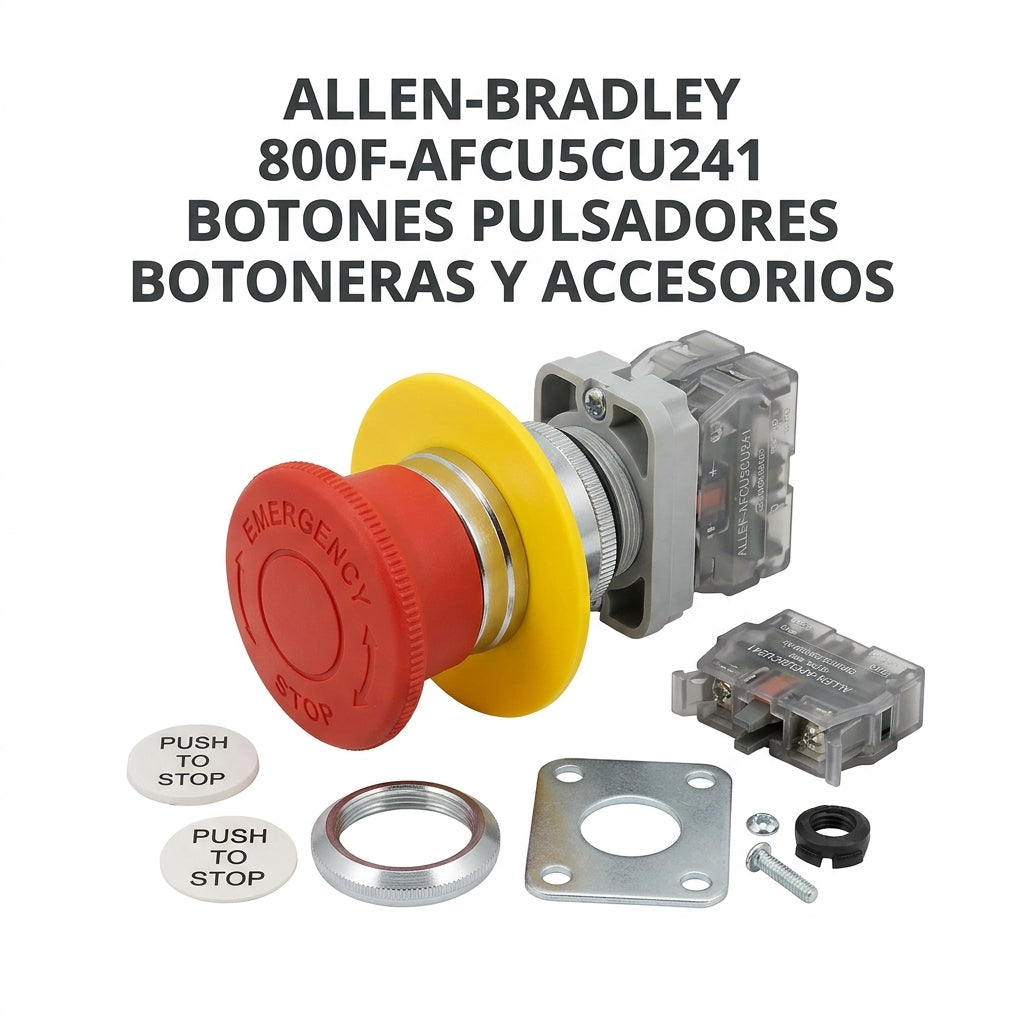 ALLEN-BRADLEY 800F-AFCU5CU241 BOTONES PULSADORES BOTONERAS Y ACCESORIOS