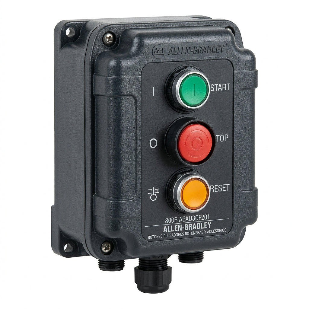 ALLEN-BRADLEY 800F-AEAU3CF201 BOTONES PULSADORES BOTONERAS Y ACCESORIOS