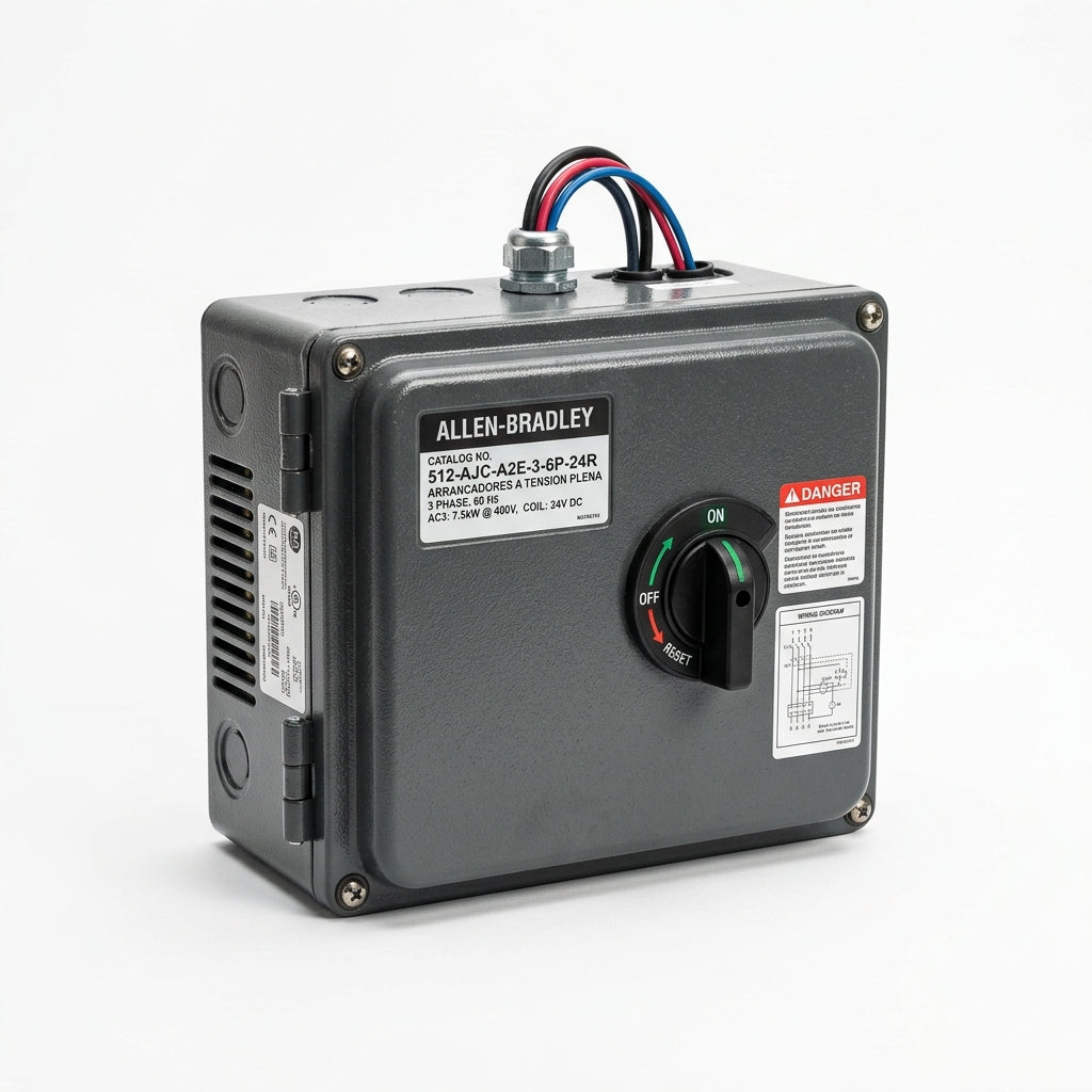 ALLEN-BRADLEY 512-AJC-A2E-3-6P-24R ARRANCADORES A TENSION PLENA