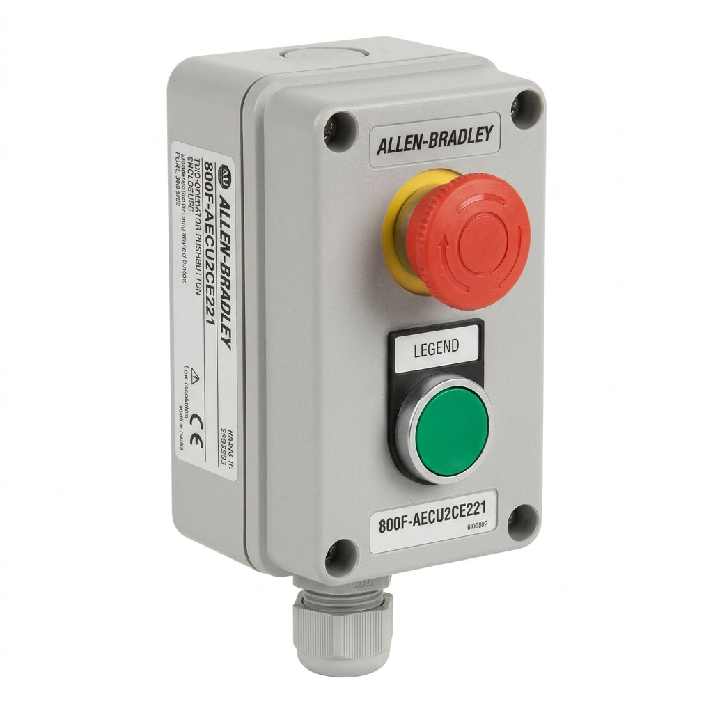 ALLEN-BRADLEY 800F-AECU2CE221 BOTONES PULSADORES BOTONERAS Y ACCESORIOS