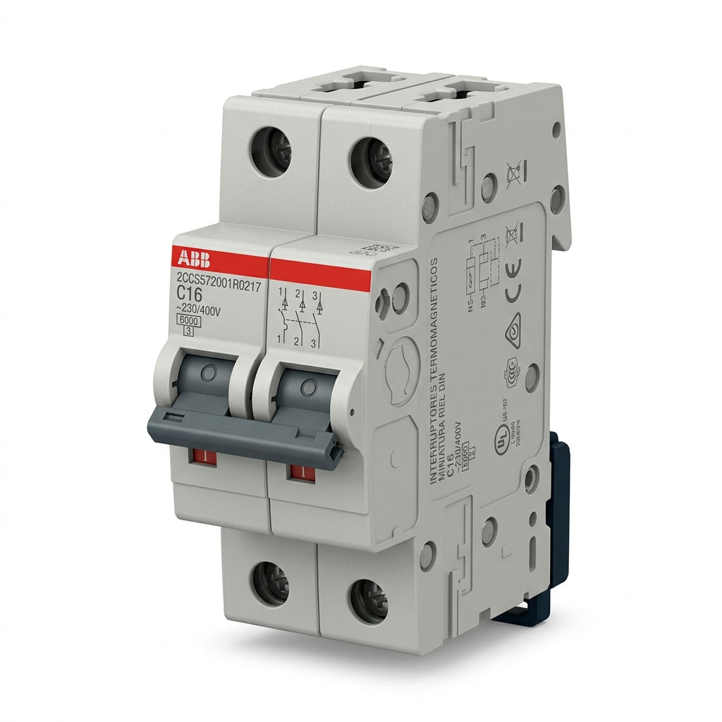 ABB 2CCS572001R0217 INTERRUPTORES TERMOMAGNETICOS MINIATURA RIEL DIN