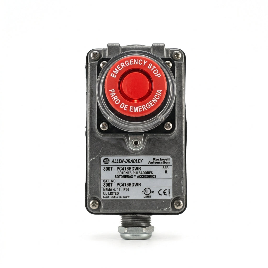 ALLEN-BRADLEY 800T-PC416BGWR BOTONES PULSADORES BOTONERAS Y ACCESORIOS