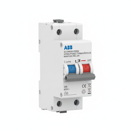 ABB 2CCS863001R0204 INTERRUPTORES TERMOMAGNETICOS MINIATURA RIEL DIN