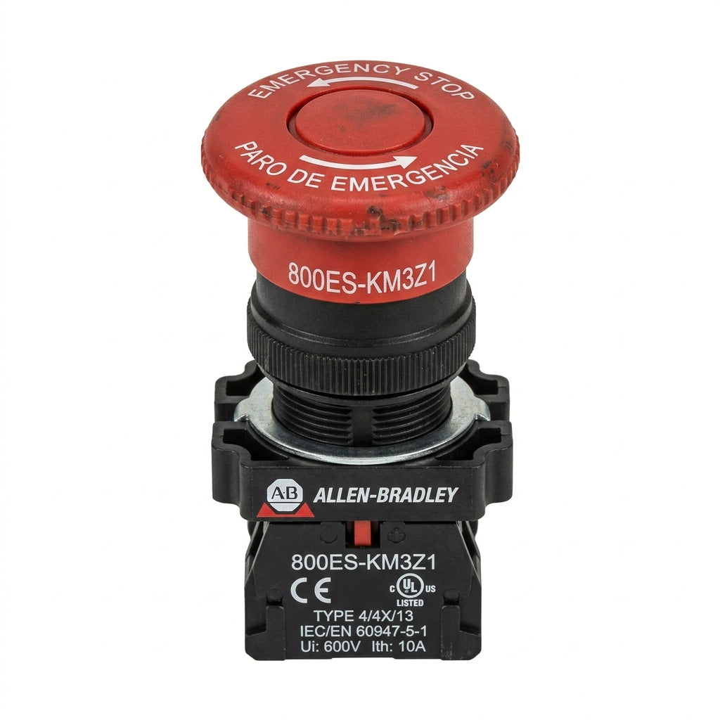 ALLEN-BRADLEY 800ES-KM3Z1 BOTONES PULSADORES BOTONERAS