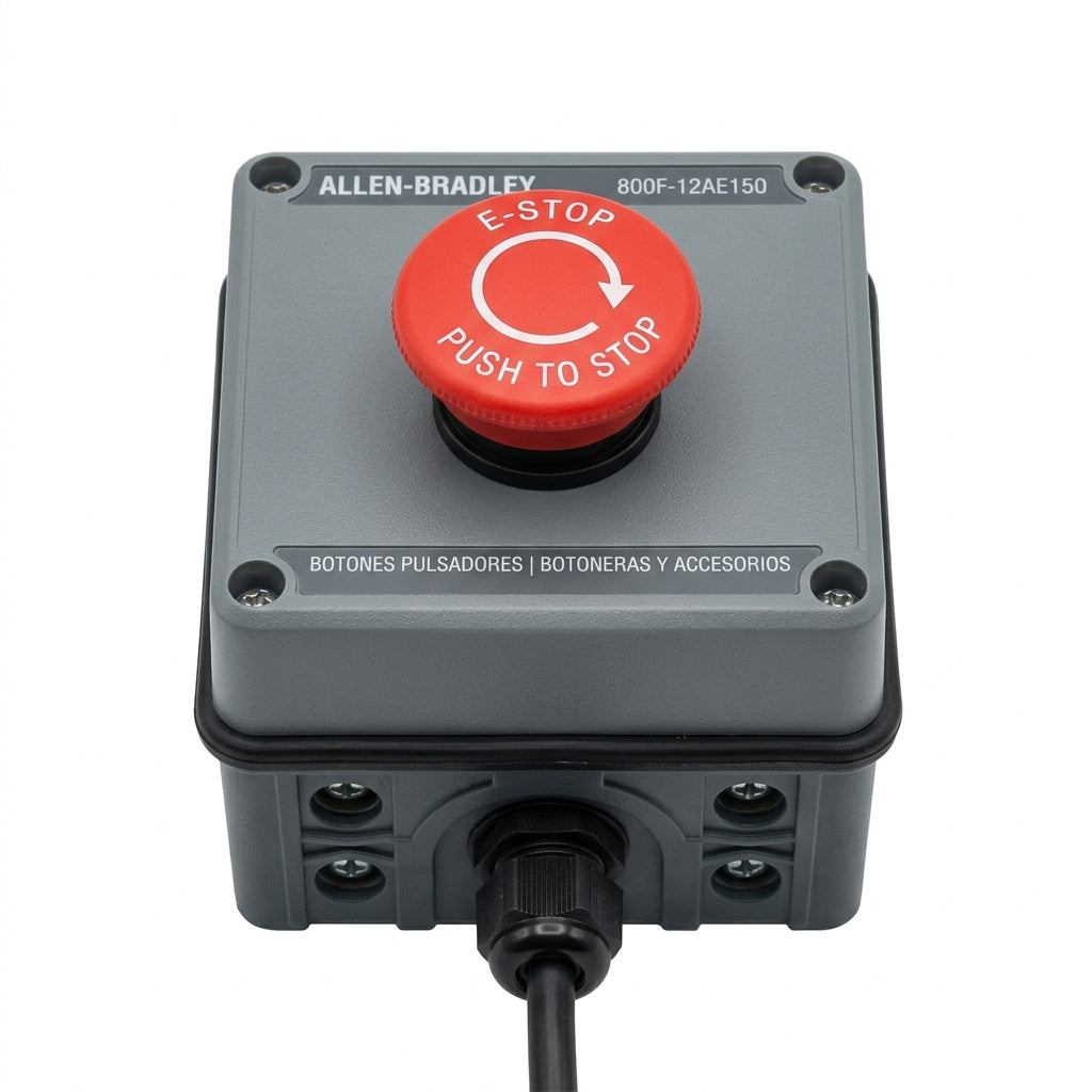 ALLEN-BRADLEY 800F-12AE150 BOTONES PULSADORES BOTONERAS Y ACCESORIOS