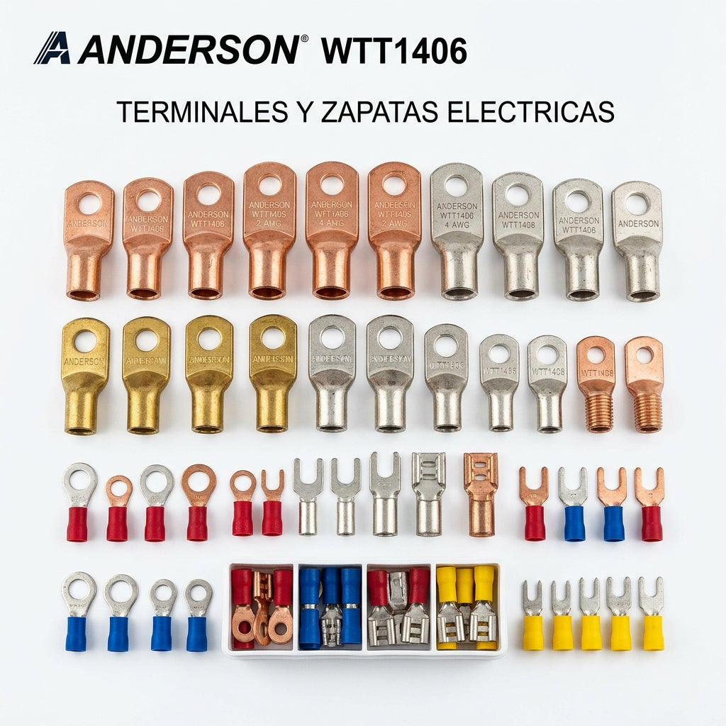 ANDERSON WTT1406 TERMINALES Y ZAPATAS ELECTRICAS