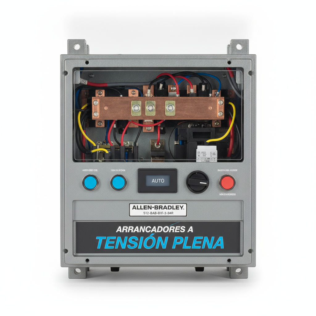 ALLEN-BRADLEY 512-BAB-B1F-3-6P-24R ARRANCADORES A TENSION PLENA