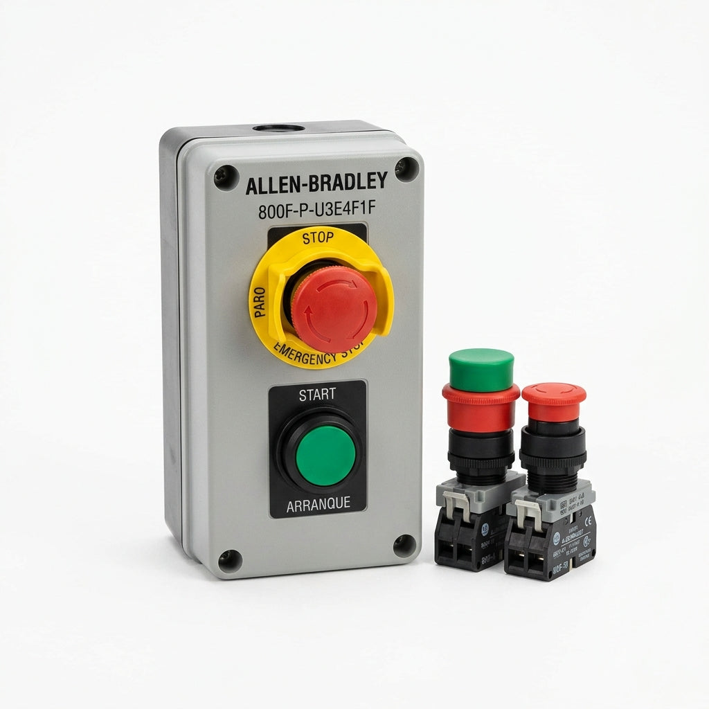 ALLEN-BRADLEY 800F-P-U3E4F1F BOTONES PULSADORES BOTONERAS Y ACCESORIOS